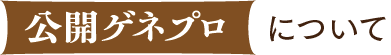 公開ゲネプロについて